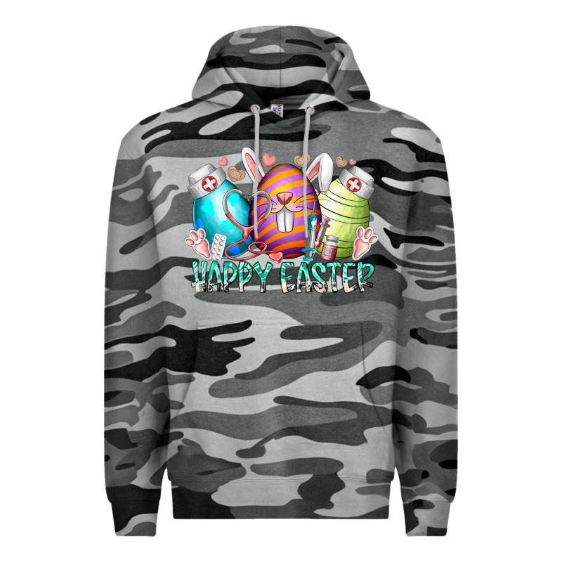 Happy Easter Day Eggs Nurse Premium Hoodie by RacoonDesign | Teevron