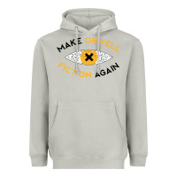 Moon Dust make orwell fiction again Heavyweight Hoodie - artisFamous