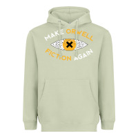 Matcha make orwell fiction again Heavyweight Hoodie - artisFamous