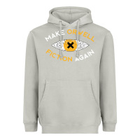 Moon Dust make orwell fiction again Heavyweight Hoodie - artisFamous
