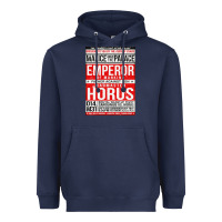 Navy malice above the palace essential Heavyweight Hoodie - artisFamous