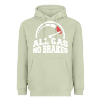 Matcha all gas no brakes Heavyweight Hoodie - artisFamous
