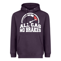 Plum all gas no brakes Heavyweight Hoodie - artisFamous