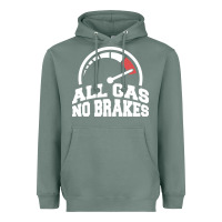 Sage all gas no brakes Heavyweight Hoodie - artisFamous
