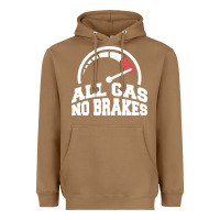 Toasted Coconut all gas no brakes Heavyweight Hoodie - artisFamous