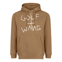 Toasted Coconut golf wang burgundy Heavyweight Hoodie - artisFamous