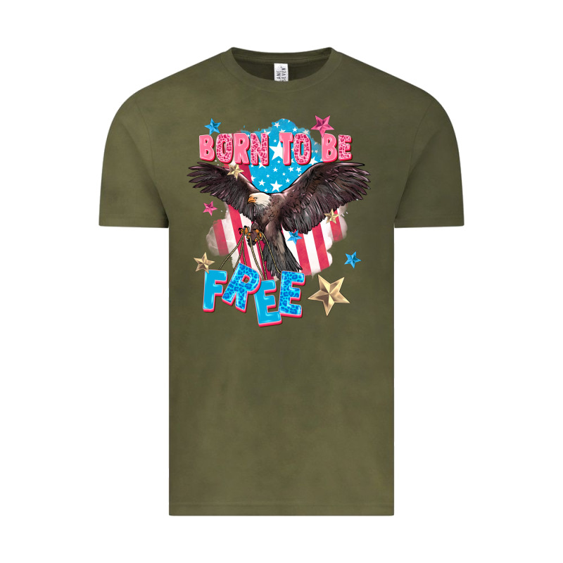 Born To Be Free Vintage Tee by FaDigitalArtStudio | Teevron