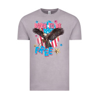 Vintage Zinc Born to be free Vintage Tee - FaDigitalArtStudio