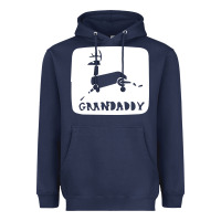 Navy grandaddy Heavyweight Hoodie - artisFamous