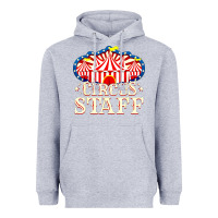 Heather Grey circus staff Heavyweight Hoodie - artisFamous