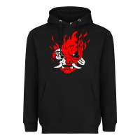 Black cyberpunk 2077 Heavyweight Hoodie - artisFamous