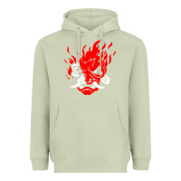 Matcha cyberpunk 2077 Heavyweight Hoodie - artisFamous