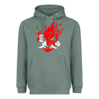 Sage cyberpunk 2077 Heavyweight Hoodie - artisFamous