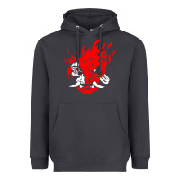 Smoke cyberpunk 2077 Heavyweight Hoodie - artisFamous