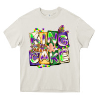 Cream king cake mardi gras Heavy Core Tee - CowGirlArtShop