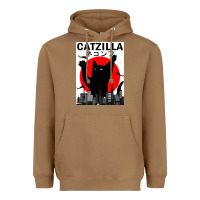 Toasted Coconut vintage catzilla japanese sunset style Heavyweight Hoodie - artisFamous