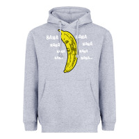 Heather Grey banana Heavyweight Hoodie - artisFamous
