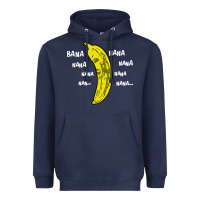 Navy banana Heavyweight Hoodie - artisFamous