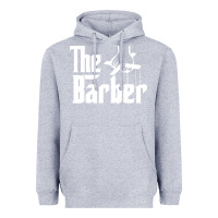 Heather Grey the barber Heavyweight Hoodie - artisFamous