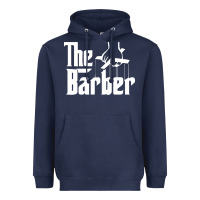 Navy the barber Heavyweight Hoodie - artisFamous