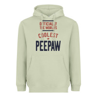 Matcha Officially The World's Coolest Peepaw | Mens Gift Heavyweight Hoodie - artisFamous
