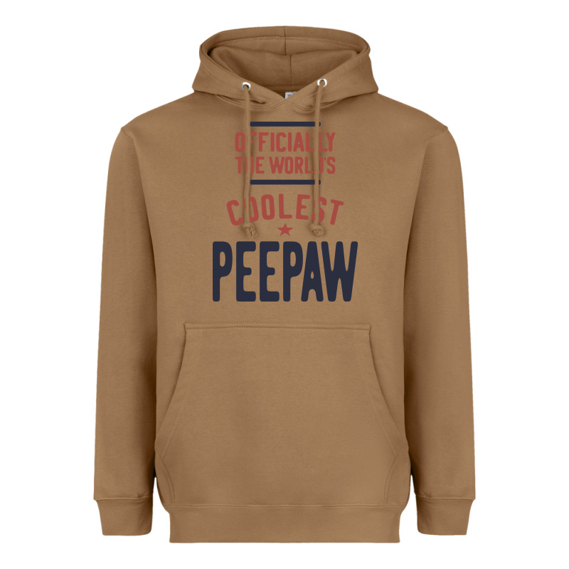 Officially The World's Coolest Peepaw | Mens Gift Heavyweight Hoodie by artisFamous | Teevron