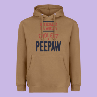 Officially The World's Coolest Peepaw | Mens Gift Heavyweight Hoodie Designed By Artisfamous