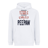 White Officially The World's Coolest Peepaw | Mens Gift Heavyweight Hoodie - artisFamous
