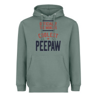 Sage Officially The World's Coolest Peepaw | Mens Gift Heavyweight Hoodie - artisFamous
