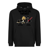 Black wiener wars funny dachshund Heavyweight Hoodie - artisFamous