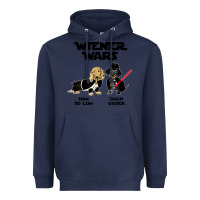 Navy wiener wars funny dachshund Heavyweight Hoodie - artisFamous