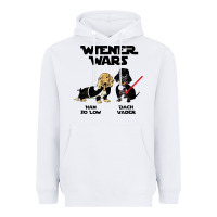 White wiener wars funny dachshund Heavyweight Hoodie - artisFamous