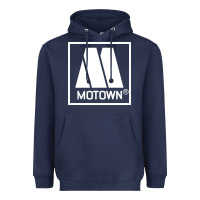 Navy motown merch record Heavyweight Hoodie - artisFamous