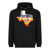 Black stros before hoes Heavyweight Hoodie - artisFamous