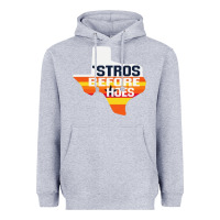 Heather Grey stros before hoes Heavyweight Hoodie - artisFamous