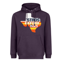 Plum stros before hoes Heavyweight Hoodie - artisFamous