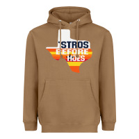 Toasted Coconut stros before hoes Heavyweight Hoodie - artisFamous