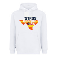 White stros before hoes Heavyweight Hoodie - artisFamous