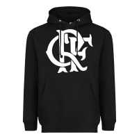 Black camisa do flamengo Heavyweight Hoodie - artisFamous