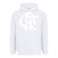 White camisa do flamengo Heavyweight Hoodie - artisFamous