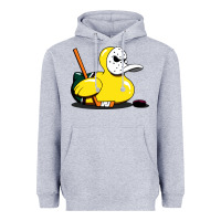 Heather Grey mighty rubber ducky Heavyweight Hoodie - artisFamous