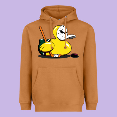 Mighty Rubber Ducky Heavyweight Hoodie Designed By Artisfamous