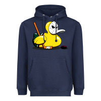 Navy mighty rubber ducky Heavyweight Hoodie - artisFamous