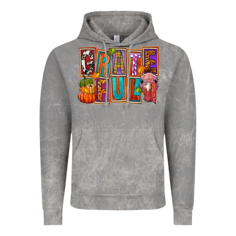 Grateful Thanksgiving Vintage Hoodie by FaDigitalArtStudio | Teevron