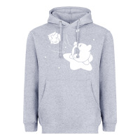 Heather Grey kirby gamer geek snes Heavyweight Hoodie - artisFamous