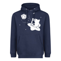 Navy kirby gamer geek snes Heavyweight Hoodie - artisFamous