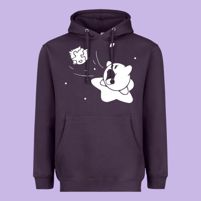 Kirby Gamer Geek Snes Heavyweight Hoodie Designed By Artisfamous