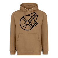 Toasted Coconut millennium falcon Heavyweight Hoodie - artisFamous