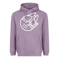 Lavender millennium falcon Heavyweight Hoodie - artisFamous