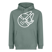 Sage millennium falcon Heavyweight Hoodie - artisFamous